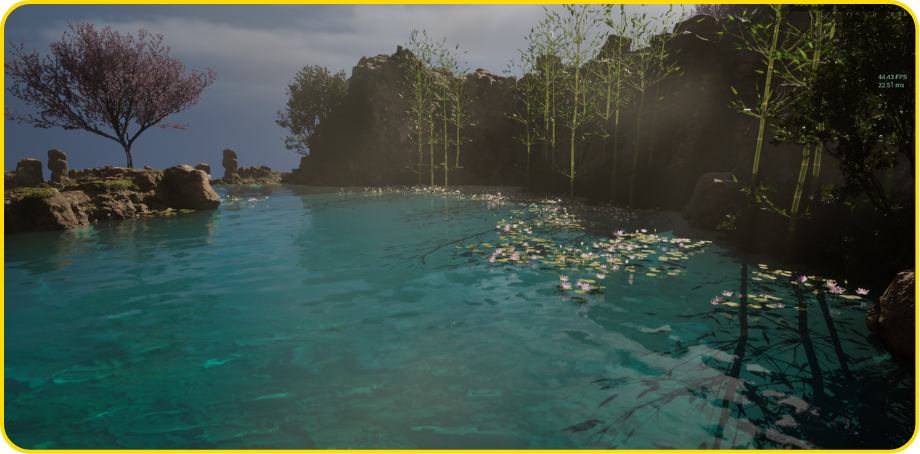 Lakeside Pond & Volumetric God Rays